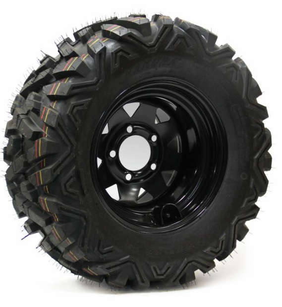 PNEU 25-10-12 (6PLY) 5 NUTS (PNEU & JANTE)