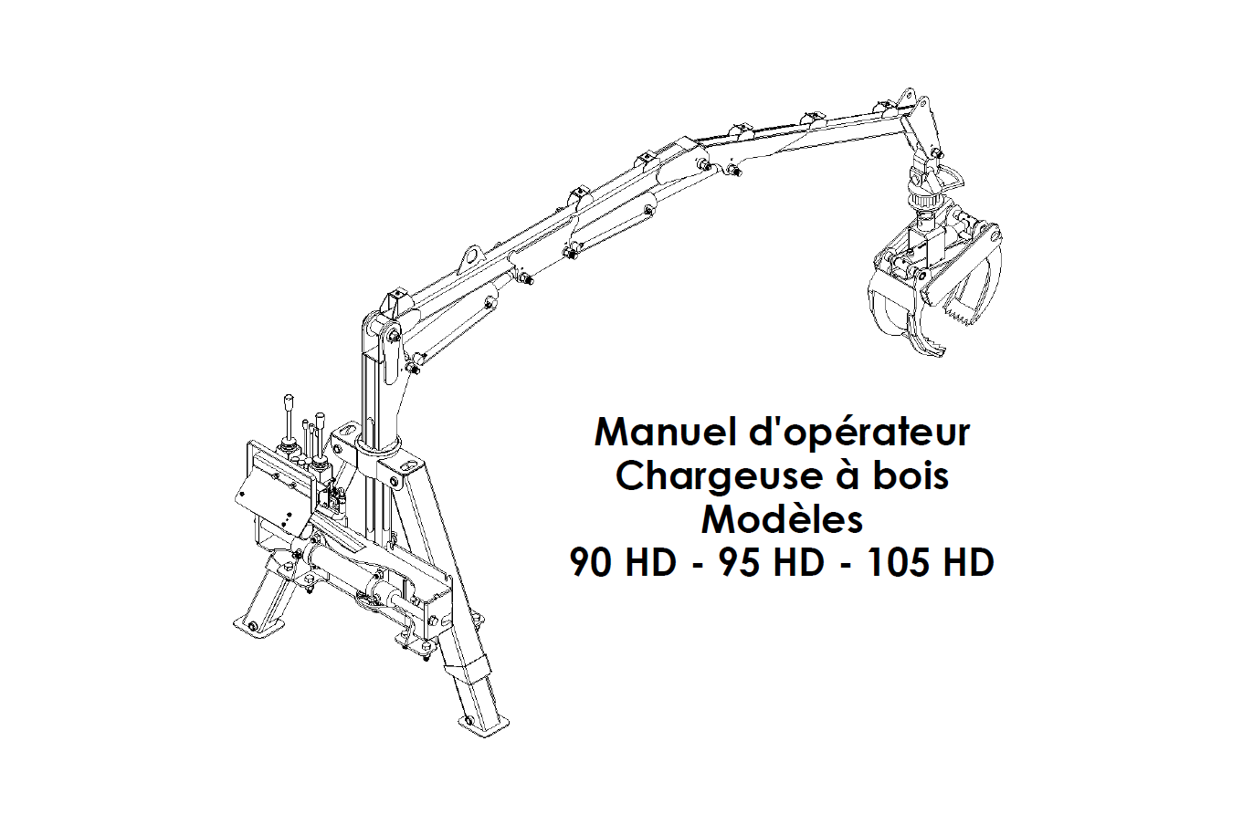 Manuel d'utilisateur Chargeuses à bois 90 HD - 95 HD - 105 HD