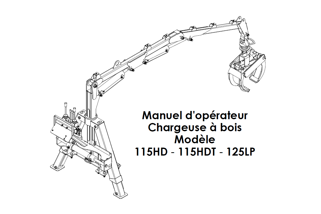 Manuel d'utilisateur Chargeuses à bois 115 HD et 125 LP