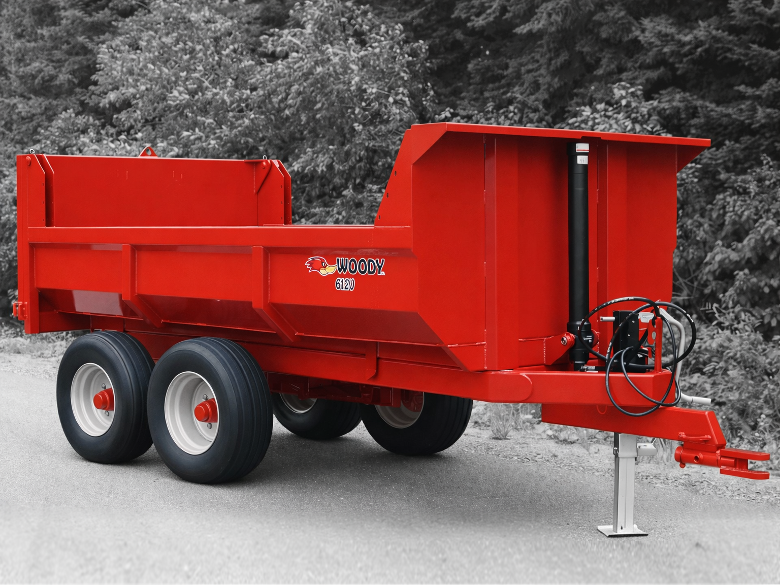 Remorque basculante Série V 612 Pneus 12.5L15